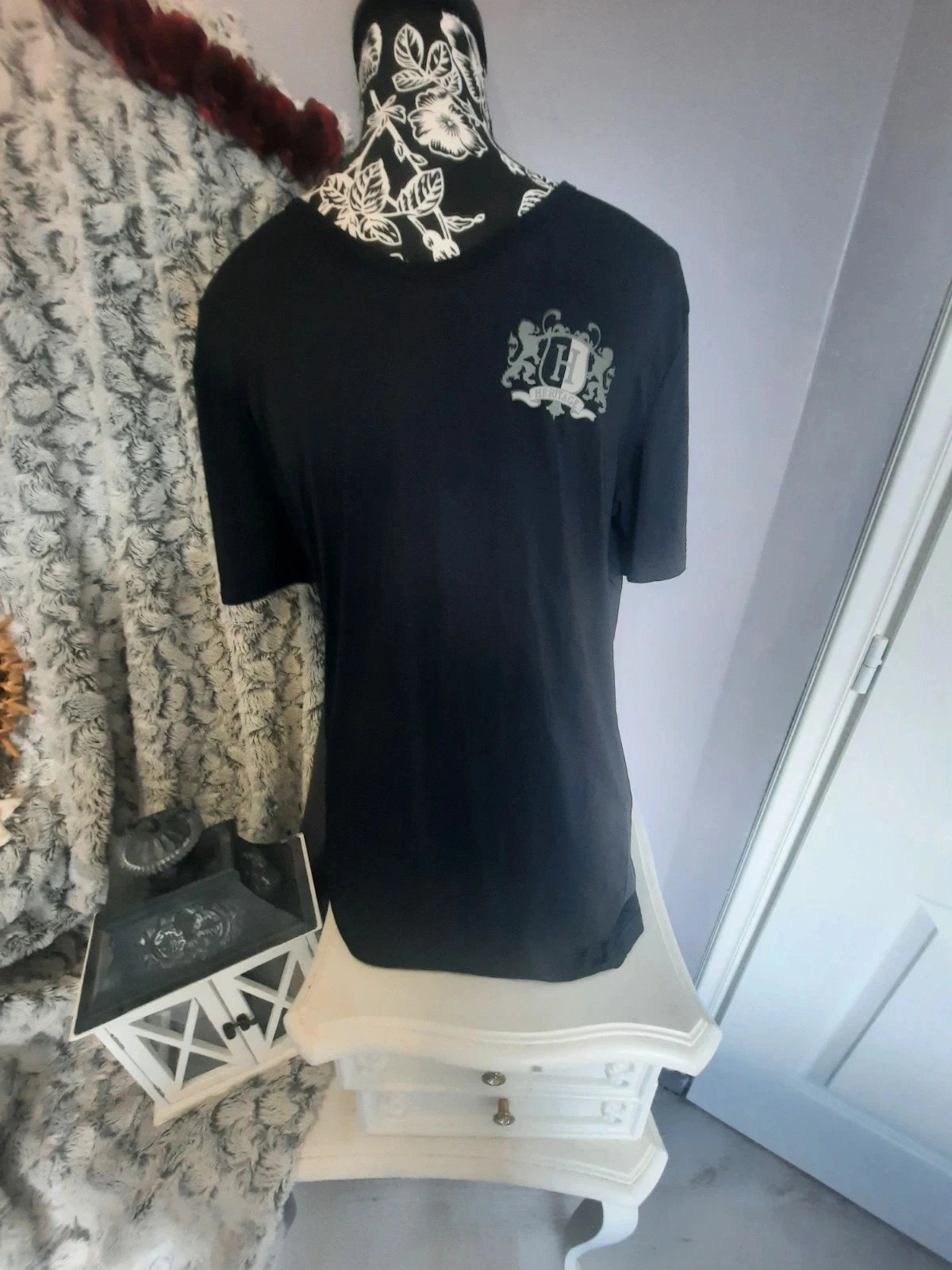 Tee-shirt noir homme L livergy